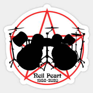 Greatest Drummer Tribute The Professor Drum Legend Drums Percussionist Sticker